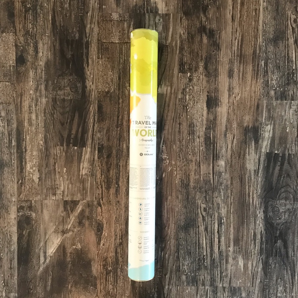 🌎Brand new in package scratch off travel world map